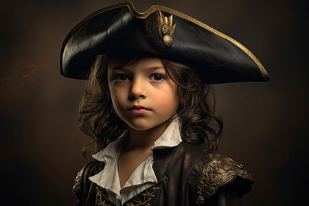 a child in a pirate garmentの素材