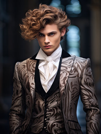 a man in a suitの素材