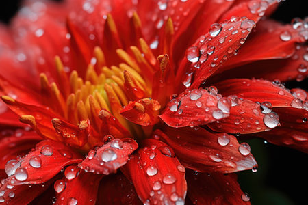a close up of a flowerの素材