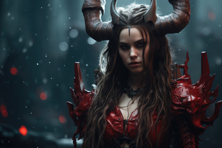 a woman in a garmentの素材