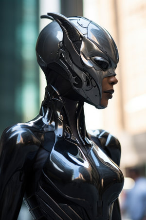 a woman in a garmentの素材