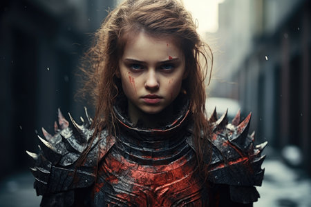 a woman in a garmentの素材