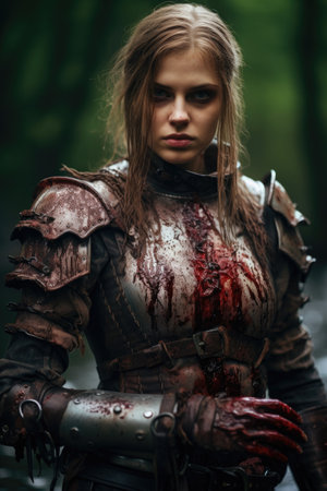 a woman in a garmentの素材