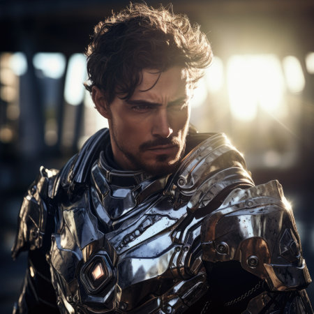 a man in a garmentの素材