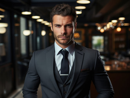 a man in a suitの素材