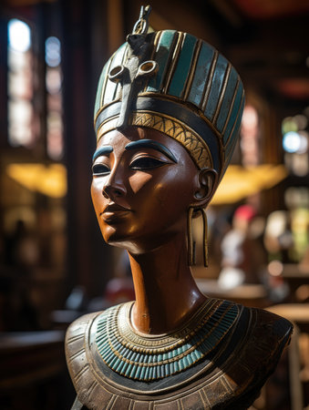 a statue of a womanの素材