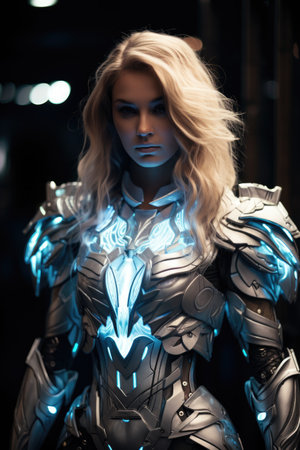 a woman in a garmentの素材