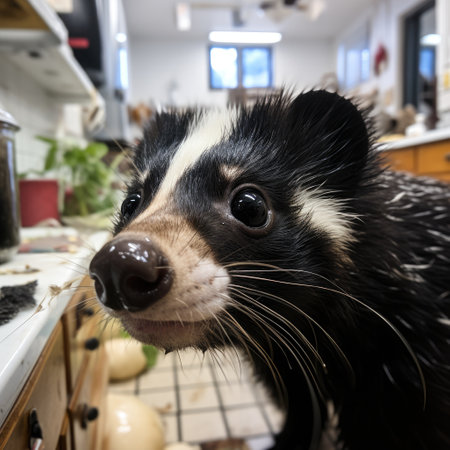 a close up of an animalの素材