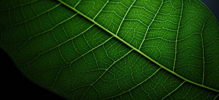a close up of a leafの素材