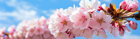 a close up of pink flowersの素材