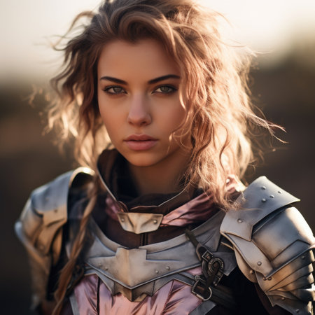 a woman in a garmentの素材