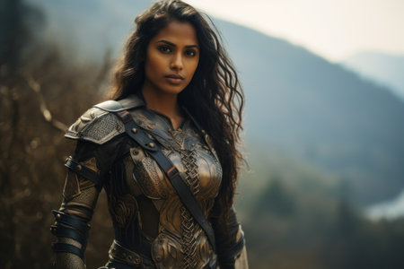 a woman in a garmentの素材