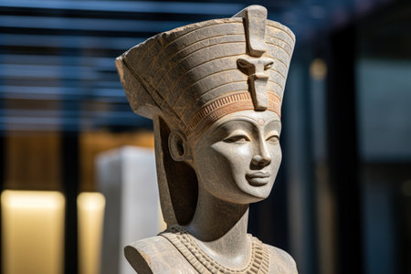 a statue of a womanの素材