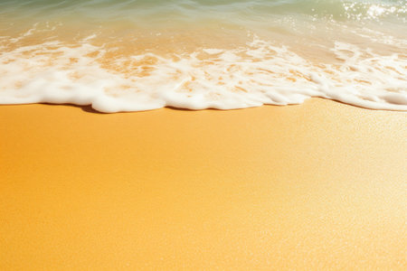 a wave on a beachの素材