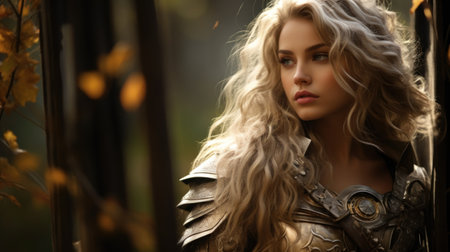 a woman in a garmentの素材