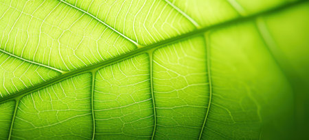 close up of a green leafの素材