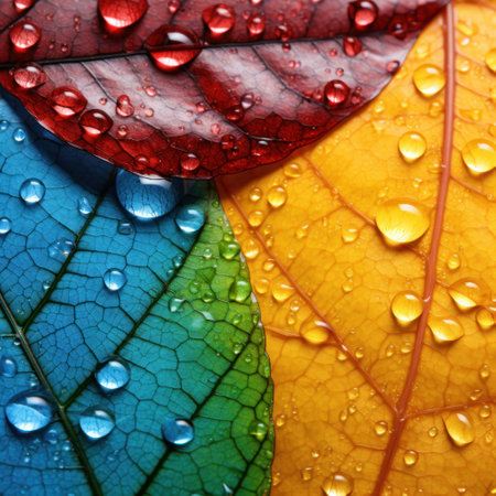 a close up of a leafの素材