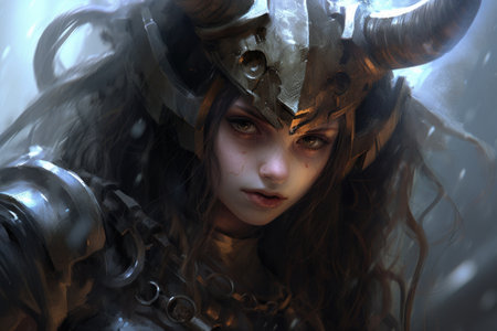 a woman wearing a helmetの素材