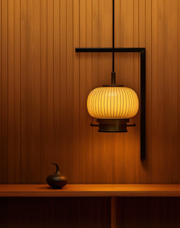 a lamp from a wallの素材