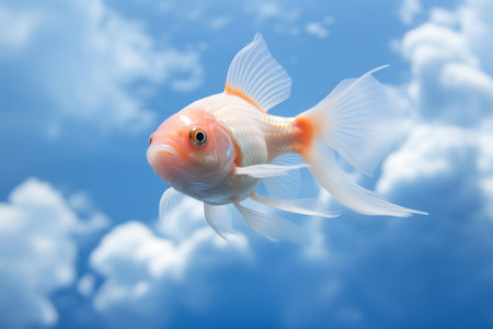 a fish swimming in the waterの素材