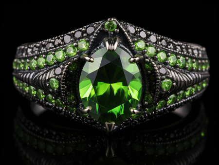 a close up of a ringの素材