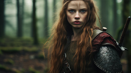 a woman in a garmentの素材