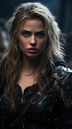 a woman in a garmentの素材