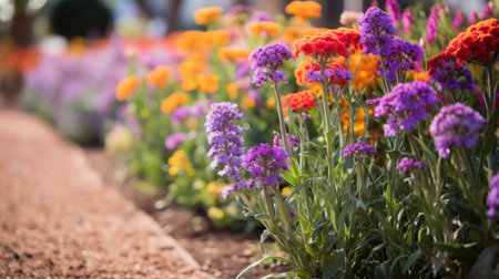 a close up of flowersの素材