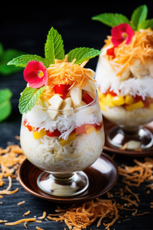 a close up of foodの素材