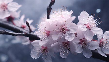 a close up of a flowerの素材