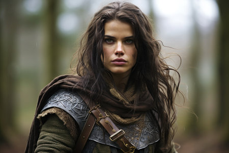 a woman in a garmentの素材