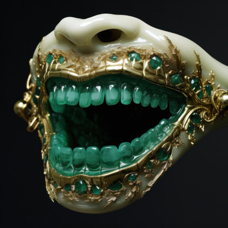 a close up of a sculptureの素材