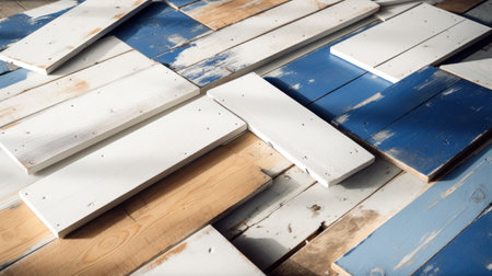 a pile of wood planksの素材