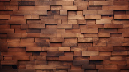 a wall made of woodの素材