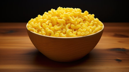 a bowl of macaroni noodlesの素材