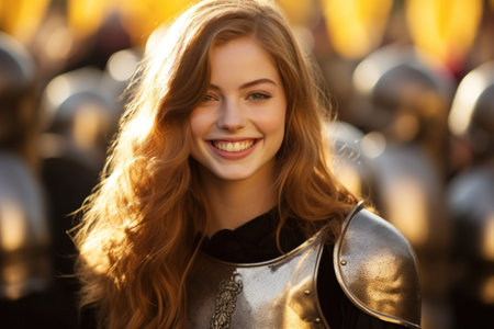 a woman in a garmentの素材