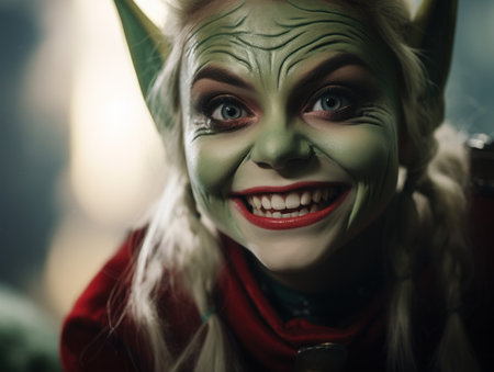 a woman in a garmentの素材