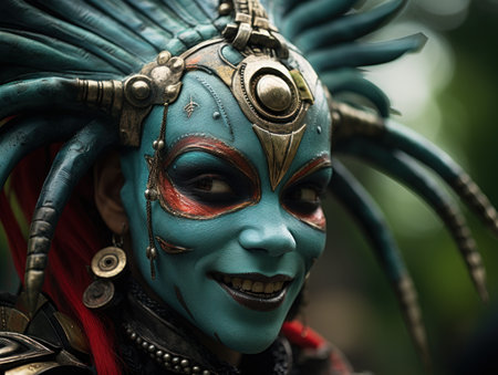 a woman in a garmentの素材