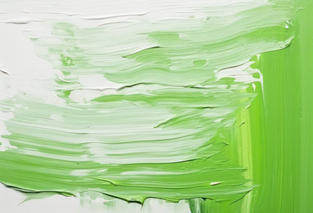a green and white paintの素材