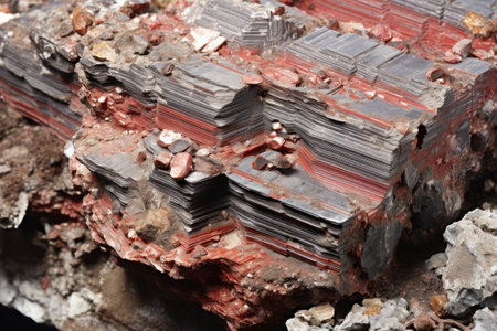 a close up of a rockの素材