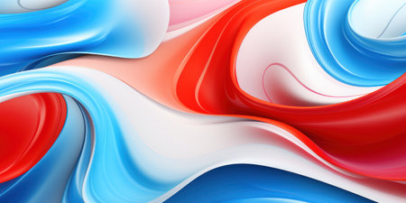a colorful swirls of liquidの素材