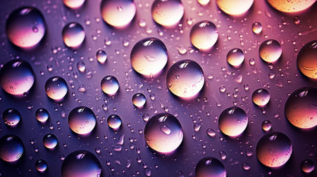 water drops on a surfaceの素材