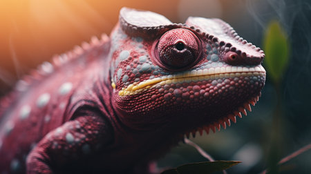 a close up of a lizardの素材