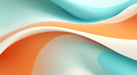 a colorful swirly shapesの素材