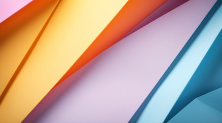 a close up of colorful paperの素材