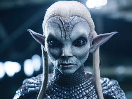 a person in a garmentの素材