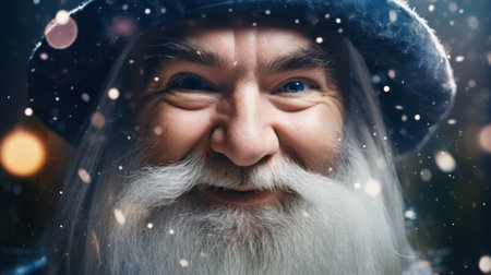 a man with a beard and mustacheの素材