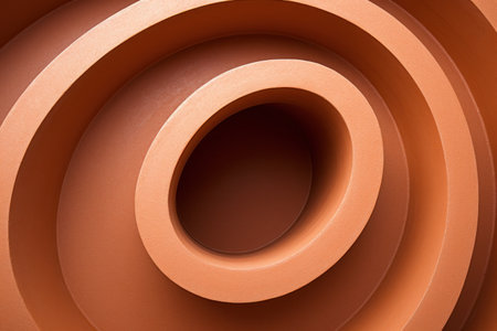 a close up of a circular objectの素材