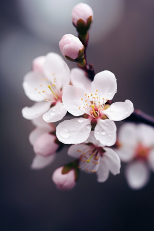a close up of a flowerの素材