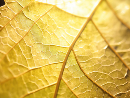 a close up of a leafの素材
